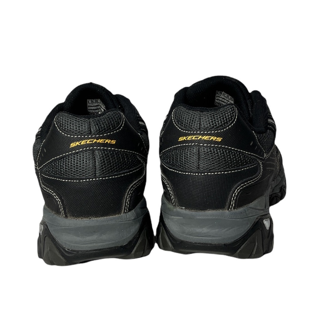 Skechers Men's 12 After Burn Memory Fit 50125EWW Black Running Shoes Sneakers - Picture 8 of 10